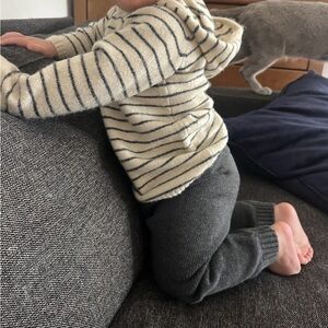 Cashmere baby pants and hoodie, 12-18M